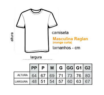 Camiseta Masculina Raglan Personalizado Imagem 3